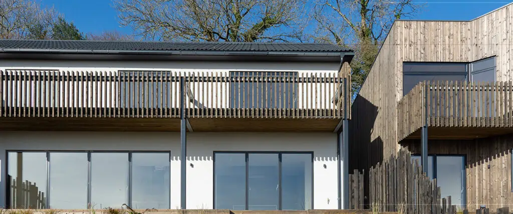Modern Jurassic Coast House With A Natural Timber Cladding Finish.