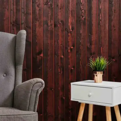 SertiWOOD® Rustic Internal Cladding For Walls &amp; Ceilings Cherry 14 Bundles (112 Pieces) – 2.357m