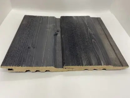 SertiWOOD Viking Secret Fix Shiplap Tongue and Groove Anthracite Grey Sample - view 2
