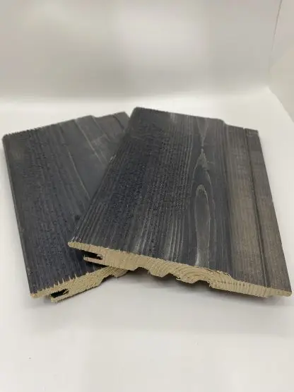 SertiWOOD Viking Secret Fix Shiplap Tongue and Groove Anthracite Grey Sample - view 3