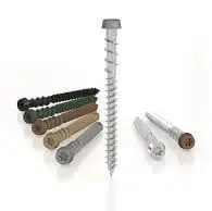 Charred timber fixing screws black head  stainless steel screws 200