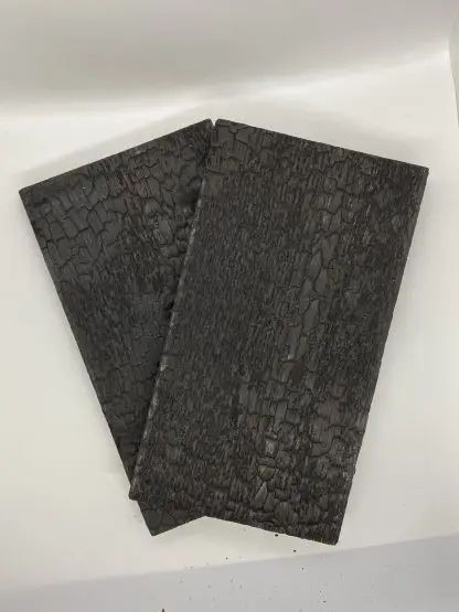 SertiWOOD® Deep Charred Larch Square (SH) Sample