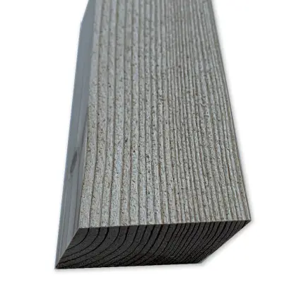 Old look preaged Austrian Larch Rainscreen rhombus 28x70mm narrow profile - view 2
