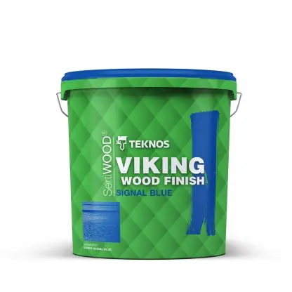 SertwiWOOD Viking Signal Blue wood finish