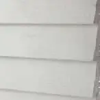 175mm Rebated White painted exterior timber featheredge cladding - view 2
