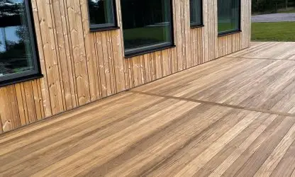 Thermowood Redwood pine D tongue and Groove V 18x144 PTG - view 5