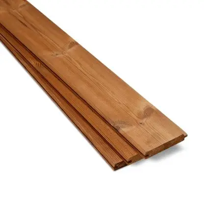 Thermowood Redwood pine D tongue and Groove V 18x144 PTG