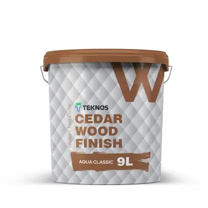 Aqua Classic Cedar wood finish