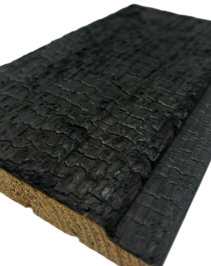 SertiWOOD® Deep Charred Tongue and Groove Shadow Gap Sample