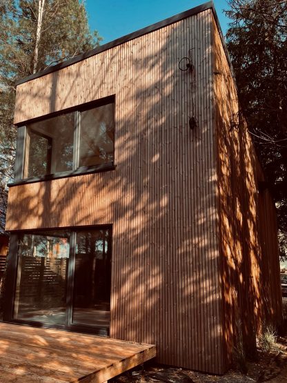 Thermowood Redwood D for cladding or decking smooth both sides square 26x118 - view 2