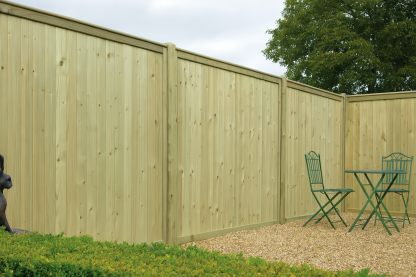 Timber Focus Windsor Tongue & Groove Flat Top Fence Panels