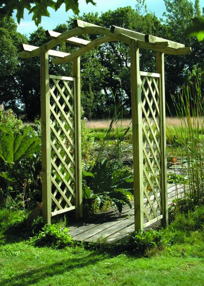 Timber Focus Kensington Omega Top Garden Arch