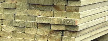 Planed Softwood Slats – 3.6m x 47mm x 22mm (Green Treated)