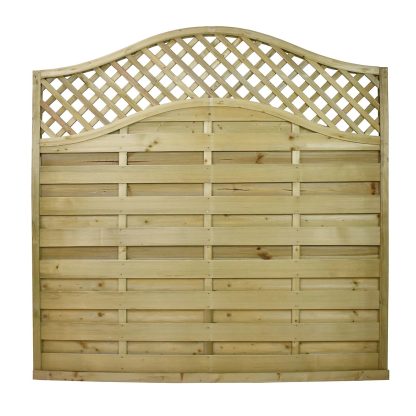Mayfair Omega Lattice Top Fence Panel 1.8m (H) 1.8m (W) - view 2