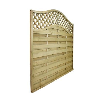 Mayfair Omega Lattice Top Fence Panel 1.8m (H) 1.8m (W) - view 3