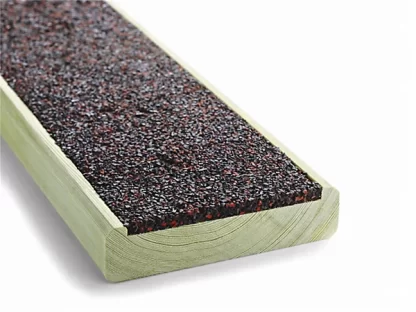 Timber Focus SertiWOOD Anti Slip Decking Red Black 28 x 119 Sample