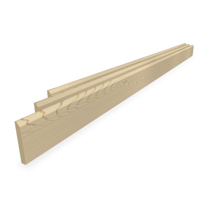 American White Ash chamfered skirting board 20 x 145mm product photo