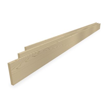 American White Ash planed square edge skirting board 20 x 145mm product photo