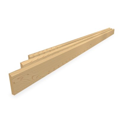 Scandinavian Redwood chamfered skirting board 20 x 120mm product photo