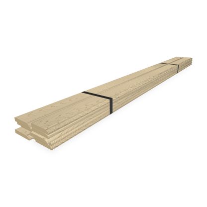 American White Ash torus skirting board 20 x 120mm product photo