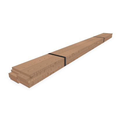American Red Oak planed square edge skirting board 20 x 120mm product photo
