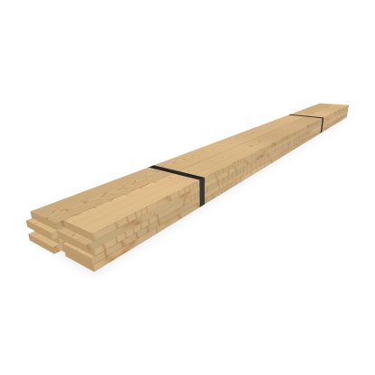 Scandinavian Redwood planed square edge skirting board 20 x 120mm product photo