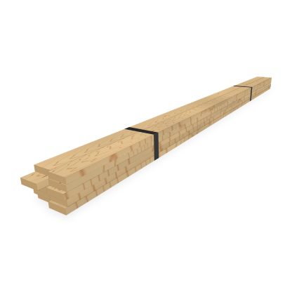 Scandinavian Redwood planed square edge architrave 20 x 68mm product photo