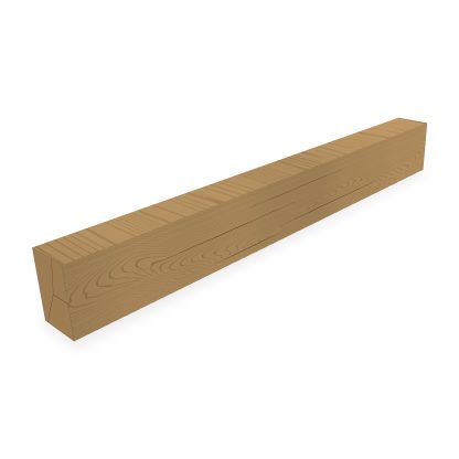 Air dried European oak mantel beam 150 x 100mm x 1.2m product photo