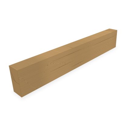 Air dried European oak mantel beam 200 x 100mm x 1.2m product photo